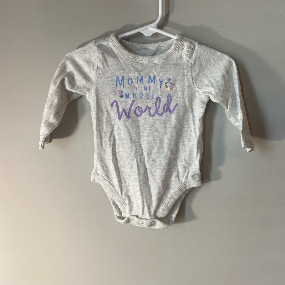 Garanimals Light Gray Baby Onesie